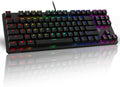 Phantom 87 Key RGB Mechanical Gaming Keyboard | Outemu Red Switch | 16.8M Color LED Lighting | 18 Pre-Set | Low Latency | N-Key Rollover | Software Customizable Keys | Wired USB Connection