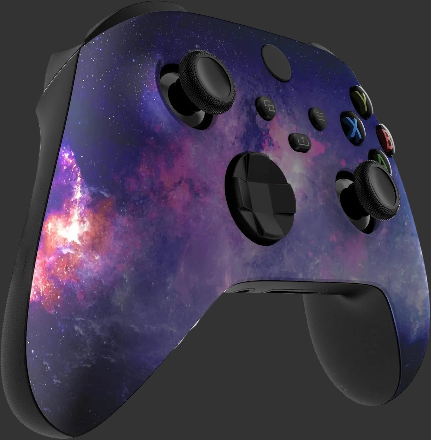 Custom Shell for Xbox Series X & S Controller, Nebula Galaxy Replacement Cover Front Housing Cover for Xbox Core Controller Wireless