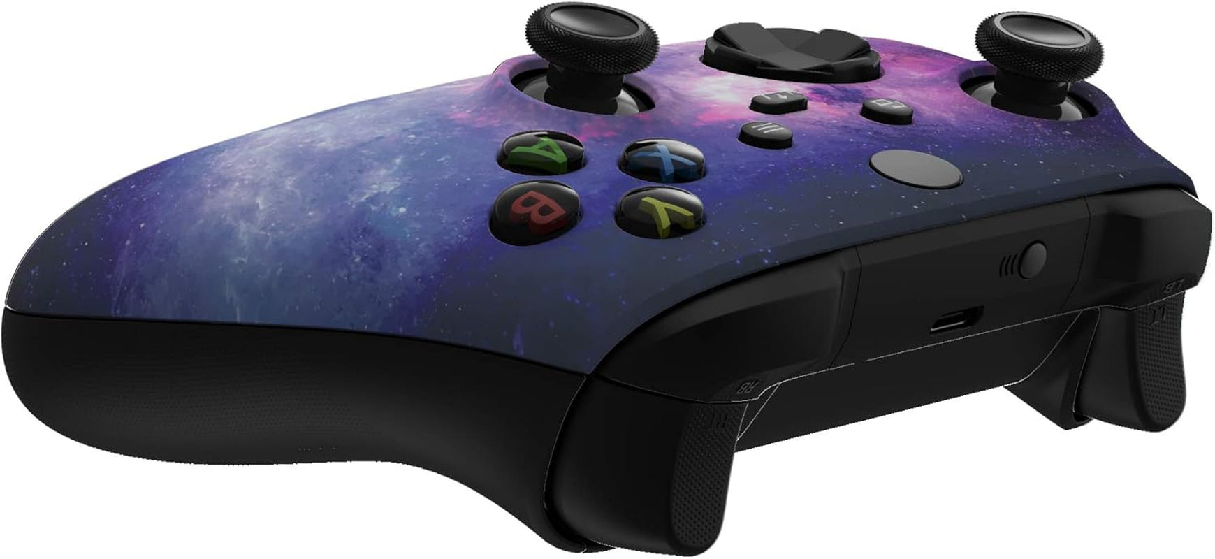 Custom Shell for Xbox Series X & S Controller, Nebula Galaxy Replacement Cover Front Housing Cover for Xbox Core Controller Wireless
